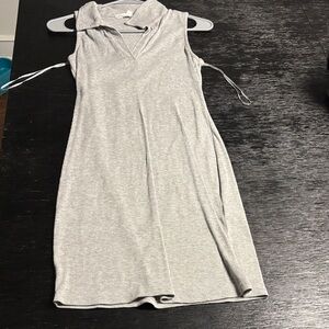 Hippie Rose Ribbed Gray Top